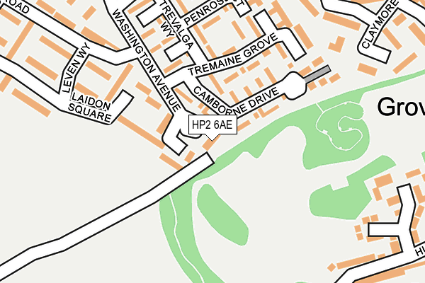 HP2 6AE map - OS OpenMap – Local (Ordnance Survey) HP2 6AE map - OS OpenMap – Local (Ordnance Survey)
