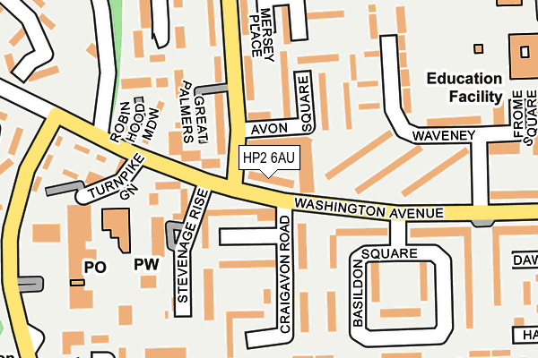 HP2 6AU map - OS OpenMap – Local (Ordnance Survey) HP2 6AU map - OS OpenMap – Local (Ordnance Survey)
