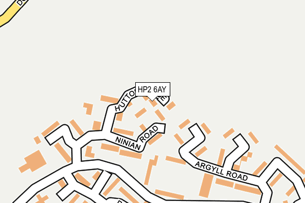 HP2 6AY map - OS OpenMap – Local (Ordnance Survey) HP2 6AY map - OS OpenMap – Local (Ordnance Survey)