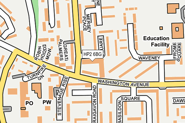 HP2 6BG map - OS OpenMap – Local (Ordnance Survey) HP2 6BG map - OS OpenMap – Local (Ordnance Survey)