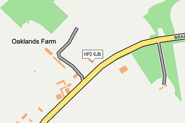 HP2 6JB map - OS OpenMap – Local (Ordnance Survey) HP2 6JB map - OS OpenMap – Local (Ordnance Survey)