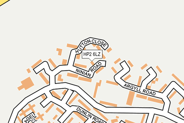 HP2 6LZ map - OS OpenMap – Local (Ordnance Survey) HP2 6LZ map - OS OpenMap – Local (Ordnance Survey)