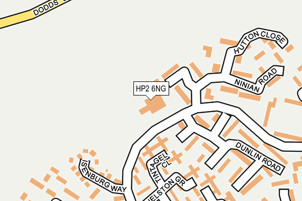 HP2 6NG map - OS OpenMap – Local (Ordnance Survey) HP2 6NG map - OS OpenMap – Local (Ordnance Survey)