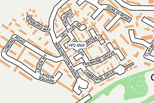 HP2 6NW map - OS OpenMap – Local (Ordnance Survey) HP2 6NW map - OS OpenMap – Local (Ordnance Survey)