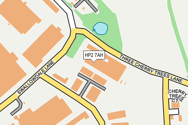 HP2 7AH map - OS OpenMap – Local (Ordnance Survey) HP2 7AH map - OS OpenMap – Local (Ordnance Survey)