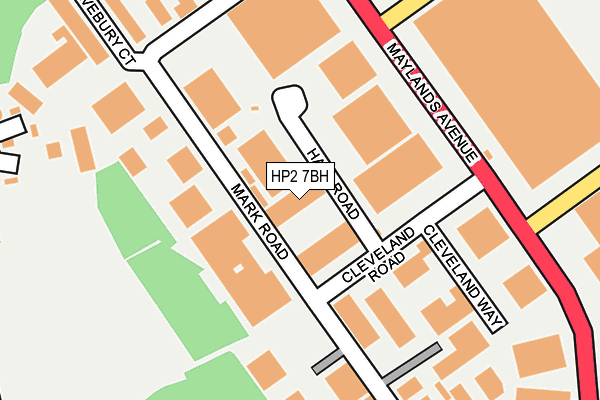 HP2 7BH map - OS OpenMap – Local (Ordnance Survey) HP2 7BH map - OS OpenMap – Local (Ordnance Survey)