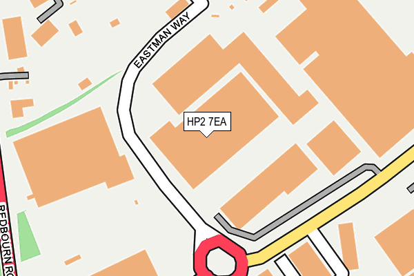 HP2 7EA map - OS OpenMap – Local (Ordnance Survey) HP2 7EA map - OS OpenMap – Local (Ordnance Survey)