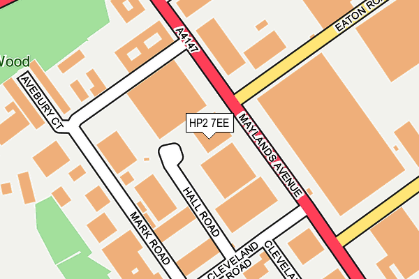 HP2 7EE map - OS OpenMap – Local (Ordnance Survey) HP2 7EE map - OS OpenMap – Local (Ordnance Survey)