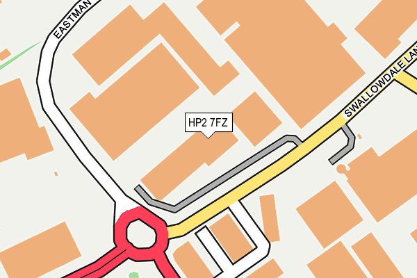 HP2 7FZ map - OS OpenMap – Local (Ordnance Survey) HP2 7FZ map - OS OpenMap – Local (Ordnance Survey)