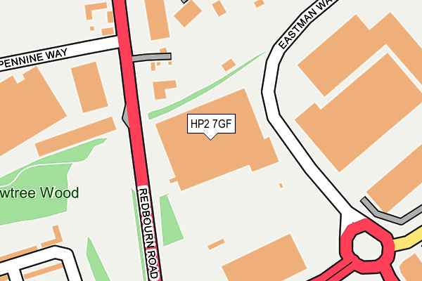 HP2 7GF map - OS OpenMap – Local (Ordnance Survey) HP2 7GF map - OS OpenMap – Local (Ordnance Survey)