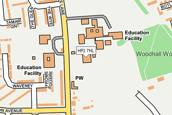 HP2 7HL map - OS OpenMap – Local (Ordnance Survey) HP2 7HL map - OS OpenMap – Local (Ordnance Survey)