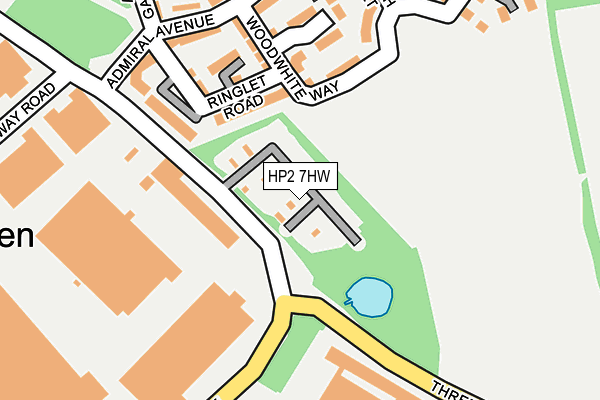 HP2 7HW map - OS OpenMap – Local (Ordnance Survey) HP2 7HW map - OS OpenMap – Local (Ordnance Survey)