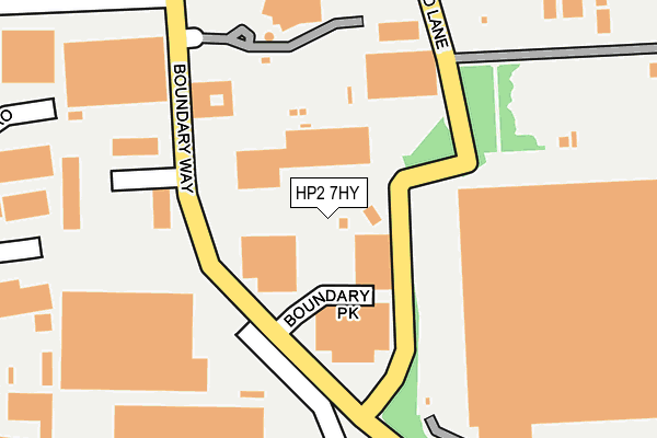 HP2 7HY map - OS OpenMap – Local (Ordnance Survey) HP2 7HY map - OS OpenMap – Local (Ordnance Survey)