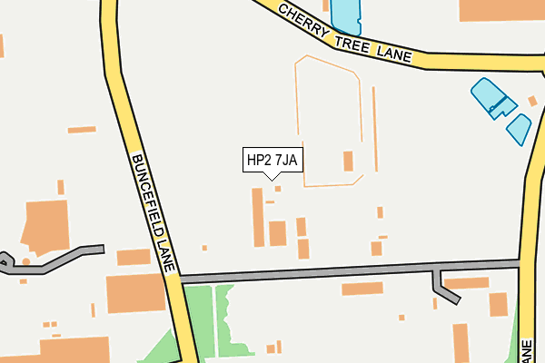 HP2 7JA map - OS OpenMap – Local (Ordnance Survey) HP2 7JA map - OS OpenMap – Local (Ordnance Survey)