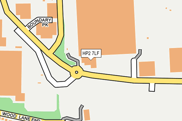 HP2 7LF map - OS OpenMap – Local (Ordnance Survey) HP2 7LF map - OS OpenMap – Local (Ordnance Survey)