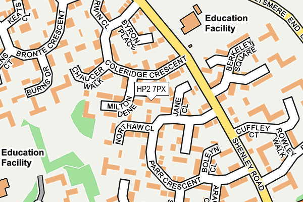 HP2 7PX map - OS OpenMap – Local (Ordnance Survey) HP2 7PX map - OS OpenMap – Local (Ordnance Survey)