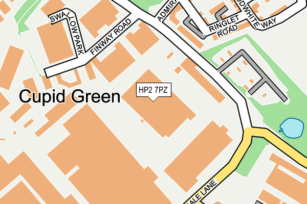 HP2 7PZ map - OS OpenMap – Local (Ordnance Survey) HP2 7PZ map - OS OpenMap – Local (Ordnance Survey)