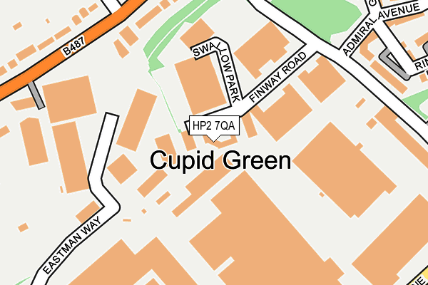 HP2 7QA map - OS OpenMap – Local (Ordnance Survey) HP2 7QA map - OS OpenMap – Local (Ordnance Survey)