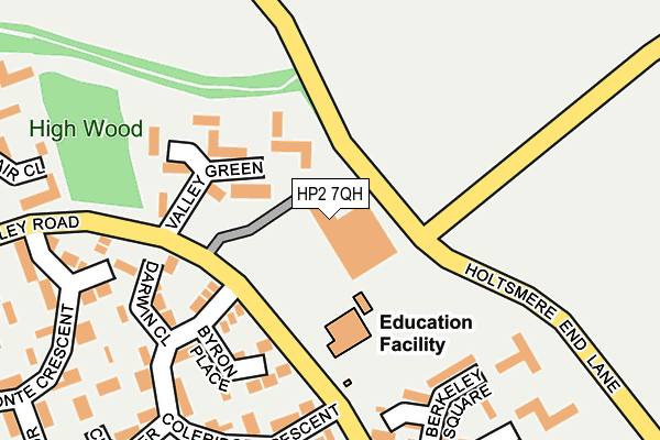 HP2 7QH map - OS OpenMap – Local (Ordnance Survey) HP2 7QH map - OS OpenMap – Local (Ordnance Survey)
