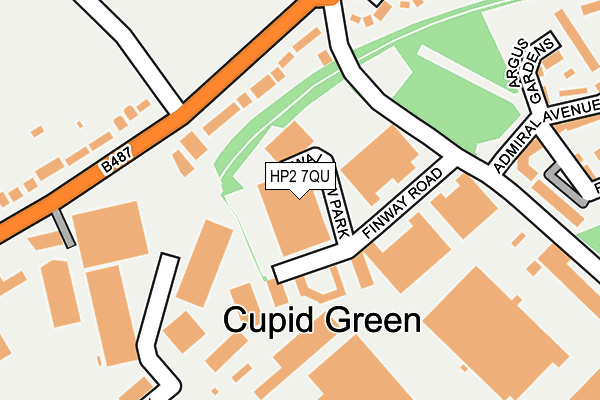 HP2 7QU map - OS OpenMap – Local (Ordnance Survey) HP2 7QU map - OS OpenMap – Local (Ordnance Survey)