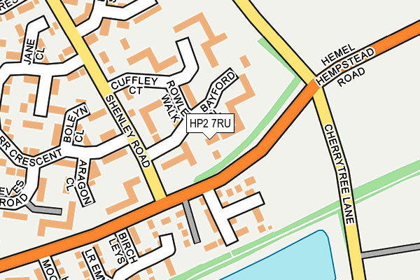 HP2 7RU map - OS OpenMap – Local (Ordnance Survey) HP2 7RU map - OS OpenMap – Local (Ordnance Survey)