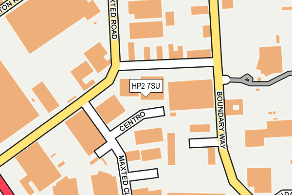HP2 7SU map - OS OpenMap – Local (Ordnance Survey) HP2 7SU map - OS OpenMap – Local (Ordnance Survey)
