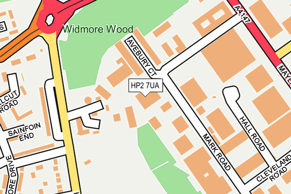 HP2 7UA map - OS OpenMap – Local (Ordnance Survey) HP2 7UA map - OS OpenMap – Local (Ordnance Survey)