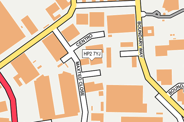HP2 7YJ map - OS OpenMap – Local (Ordnance Survey) HP2 7YJ map - OS OpenMap – Local (Ordnance Survey)
