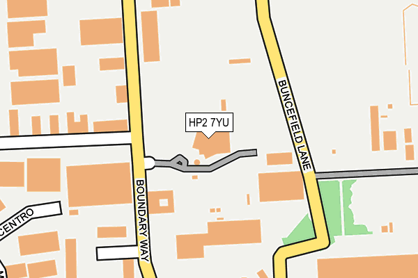 HP2 7YU map - OS OpenMap – Local (Ordnance Survey) HP2 7YU map - OS OpenMap – Local (Ordnance Survey)