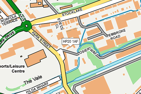 HP20 1AF map - OS OpenMap – Local (Ordnance Survey) HP20 1AF map - OS OpenMap – Local (Ordnance Survey)