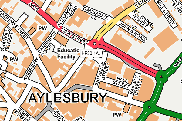 HP20 1AJ map - OS OpenMap – Local (Ordnance Survey) HP20 1AJ map - OS OpenMap – Local (Ordnance Survey)