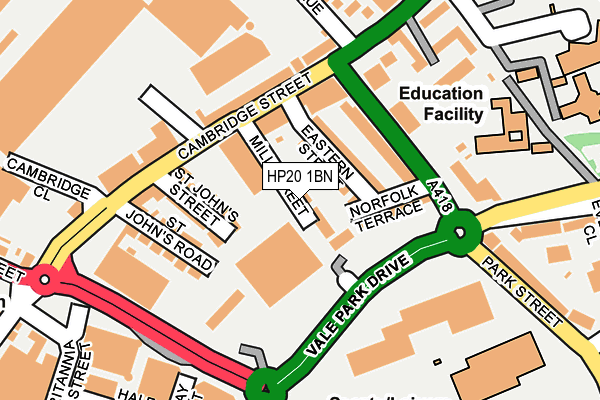 HP20 1BN map - OS OpenMap – Local (Ordnance Survey)