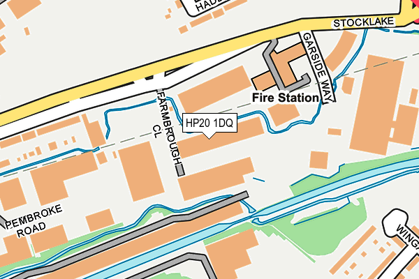 HP20 1DQ map - OS OpenMap – Local (Ordnance Survey)