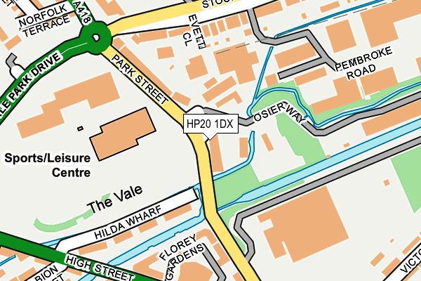 HP20 1DX map - OS OpenMap – Local (Ordnance Survey) HP20 1DX map - OS OpenMap – Local (Ordnance Survey)
