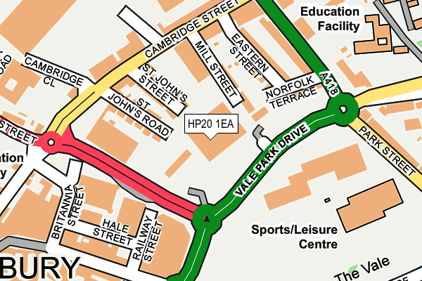 HP20 1EA map - OS OpenMap – Local (Ordnance Survey) HP20 1EA map - OS OpenMap – Local (Ordnance Survey)