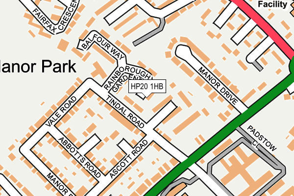 HP20 1HB map - OS OpenMap – Local (Ordnance Survey) HP20 1HB map - OS OpenMap – Local (Ordnance Survey)