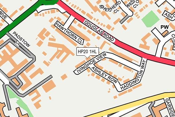 HP20 1HL map - OS OpenMap – Local (Ordnance Survey) HP20 1HL map - OS OpenMap – Local (Ordnance Survey)