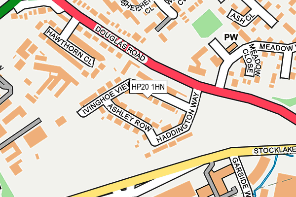 HP20 1HN map - OS OpenMap – Local (Ordnance Survey) HP20 1HN map - OS OpenMap – Local (Ordnance Survey)