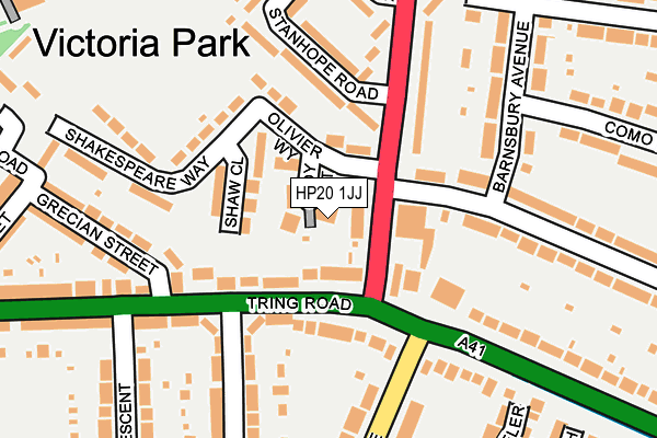 HP20 1JJ map - OS OpenMap – Local (Ordnance Survey)