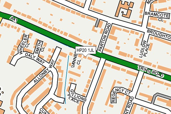 HP20 1JL map - OS OpenMap – Local (Ordnance Survey) HP20 1JL map - OS OpenMap – Local (Ordnance Survey)