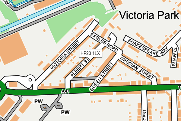 HP20 1LX map - OS OpenMap – Local (Ordnance Survey) HP20 1LX map - OS OpenMap – Local (Ordnance Survey)