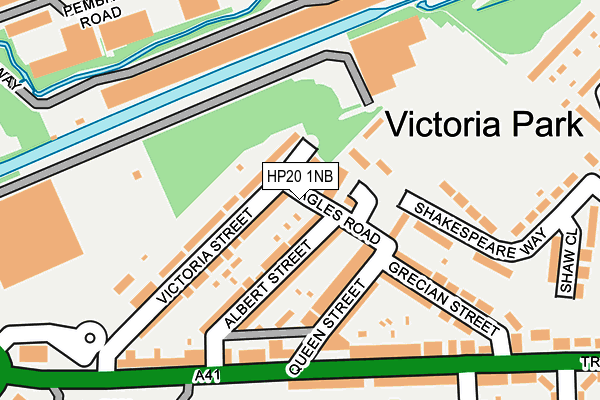 HP20 1NB map - OS OpenMap – Local (Ordnance Survey)