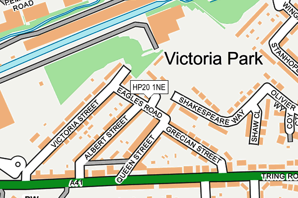 HP20 1NE map - OS OpenMap – Local (Ordnance Survey) HP20 1NE map - OS OpenMap – Local (Ordnance Survey)