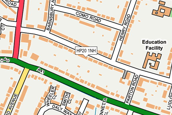 HP20 1NH map - OS OpenMap – Local (Ordnance Survey) HP20 1NH map - OS OpenMap – Local (Ordnance Survey)