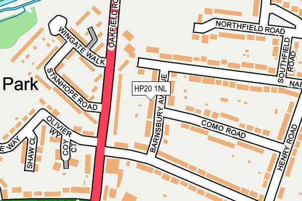 HP20 1NL map - OS OpenMap – Local (Ordnance Survey)