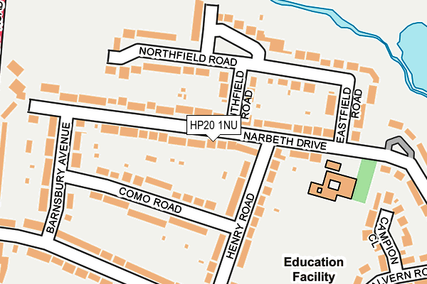 HP20 1NU map - OS OpenMap – Local (Ordnance Survey)