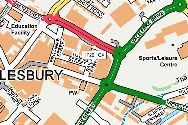 HP20 1QX map - OS OpenMap – Local (Ordnance Survey) HP20 1QX map - OS OpenMap – Local (Ordnance Survey)