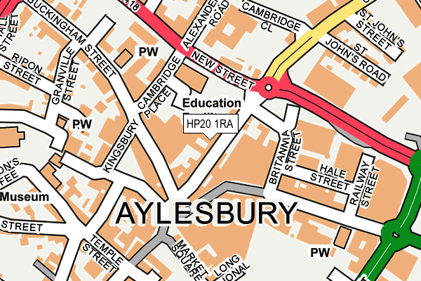 HP20 1RA map - OS OpenMap – Local (Ordnance Survey) HP20 1RA map - OS OpenMap – Local (Ordnance Survey)
