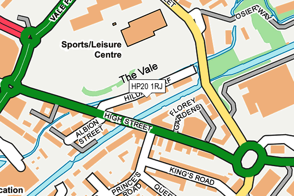 HP20 1RJ map - OS OpenMap – Local (Ordnance Survey)