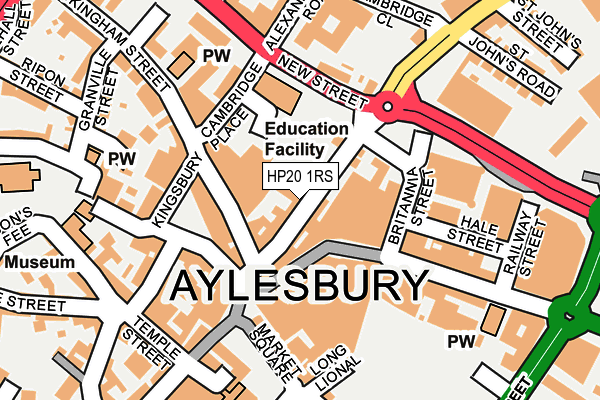 HP20 1RS map - OS OpenMap – Local (Ordnance Survey) HP20 1RS map - OS OpenMap – Local (Ordnance Survey)